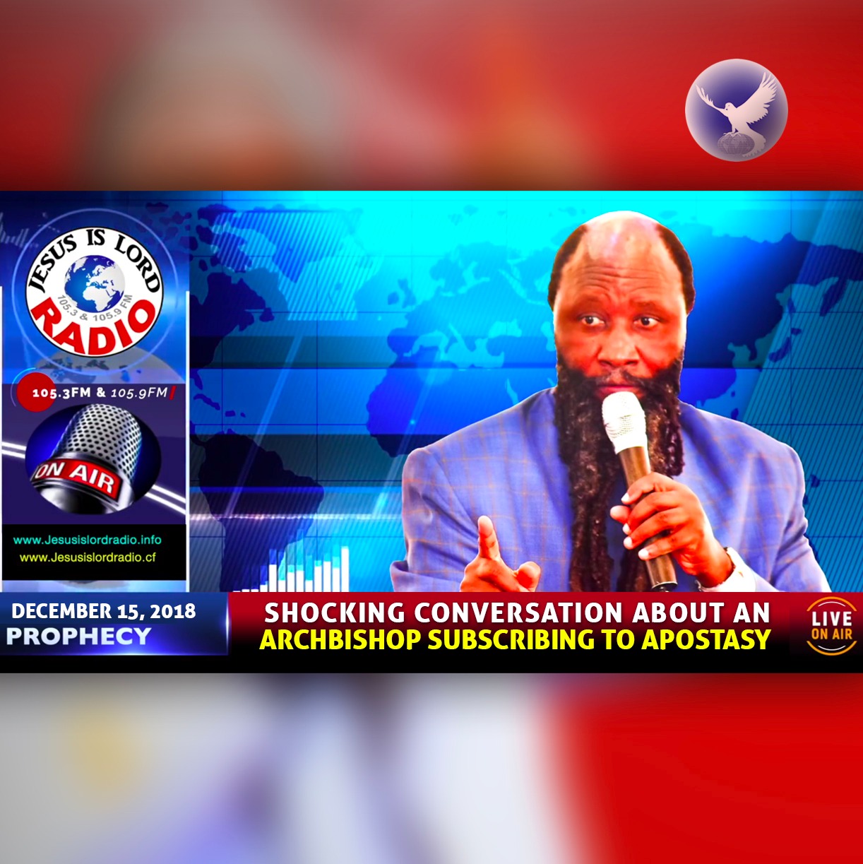 EPISODE 249 - 15DEC2018 - A SHOCKING CONVERSATION ABOUT AN ARCHBISHOP SUBSCRIBING TO APOSTASY - PROPHET DR. OWUOR episode artwork