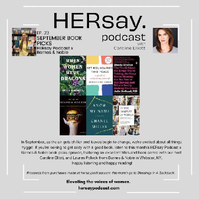 HERsay Podcast x Barnes & Noble September Book Picks HERsay Podcast x Barnes & Noble September Book Picks