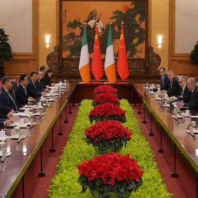 Taoiseach Micheál Martin meets Chinese President Xi Jinping in Beijing as part of State Visit.