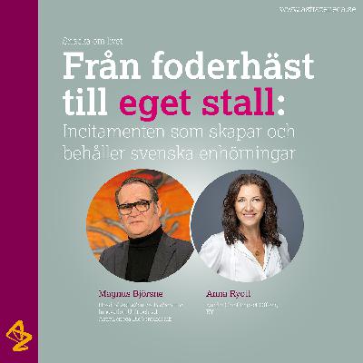 Från foderhäst till eget stall: Incitamenten som skapar och behåller svenska enhörningar Från foderhäst till eget stall: Incitamenten som skapar och behåller svenska enhörningar