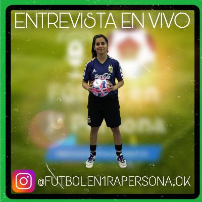María Pía Gómez en "Fútbol en Primera Persona". Entrevista del 11/10/2020