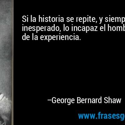 Conversemos: La Historia se repite...?