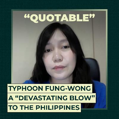 Typhoon Fung-wong a “devastating blow” to the Philippines