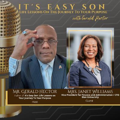 Mr. Gerald Hector welcomes Mrs. Janet Williams to #ItsEasySon