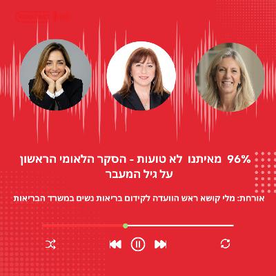 פרק 41- 96% מאיתנו לא טועות- הסקר הלאומי הראשון על גיל המעבר- עם מלי קושא