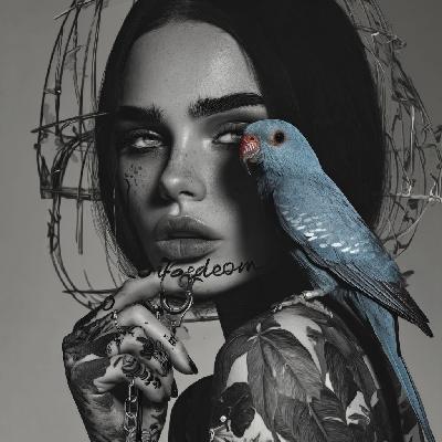 Apprentice with the Blue Bird