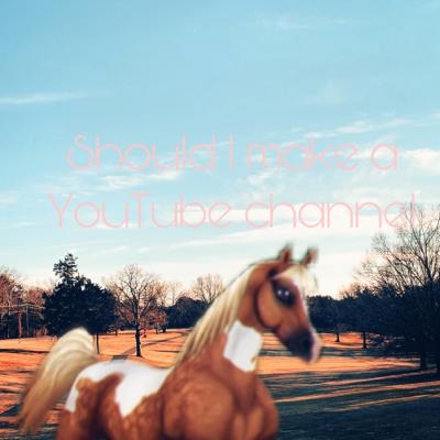 Should I make a YouTube channel Should I make a YouTube channel