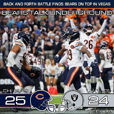 Week Four Review - A Battle In the Desert Has Bears Winning 2nd In a Row