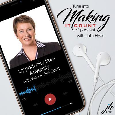 Ep20: Wendy Eva-Scott - Creating Opportunity From Adversity Ep20: Wendy Eva-Scott - Creating Opportunity From Adversity