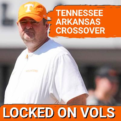 FIREWORKS: Josh Heupel and Joey Aguilar DUEL Bobby Petrino and Taylen Green | Tennessee vs. Arkansas