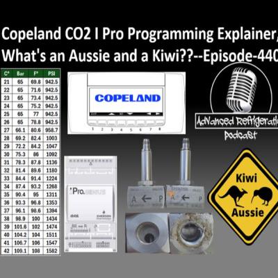 Copeland CO2 I Pro Programming Explainer, What's an Aussie and a Kiwi--Episode-440 Audio Copeland CO2 I Pro Programming Explainer, What's an Aussie and a Kiwi--Episode-440 Audio