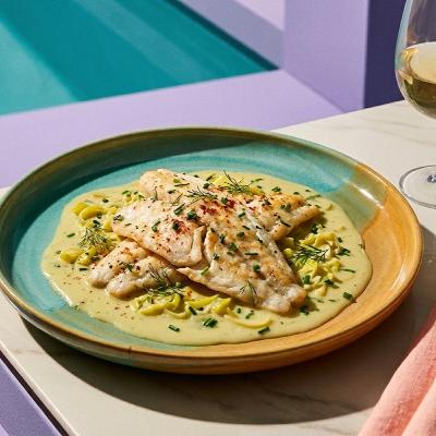 Pescadilla en salsa de puerros. Pescados Capitulo 7