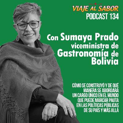 Viaje al Sabor Podcast 134. Con Sumaya Prado, viceministra de Gastronomía de Bolivia Viaje al Sabor Podcast 134. Con Sumaya Prado, viceministra de Gastronomía de Bolivia