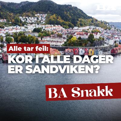 BA får krass kritikk, vi trenger kur mot mastersyke, russere på Nordnes og hvor er egentlig Sandviken? BA får krass kritikk, vi trenger kur mot mastersyke, russere på Nordnes og hvor er egentlig Sandviken?