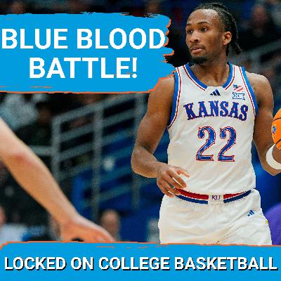 SHOWDOWN: Kansas & North Carolina BATTLE for Blue Blood REDEMPTION in Chapel Hill | Darryn Peterson vs. Caleb Wilson!