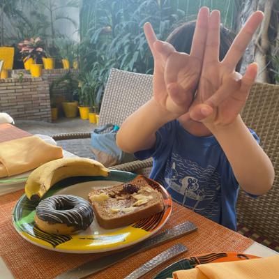 #90-5月の休日のお昼寝明けの5歳児との他愛もない会話