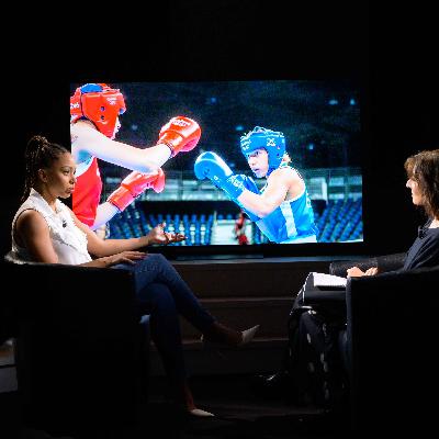 Estelle Mossely, boxeuse française, championne olympique
