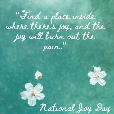 Find Joy in Your Pain ( no for real though)