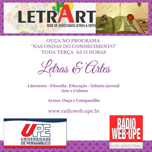 QUADRO - LETRAS E ARTES PARA TERÇA 17.09.2019 - PROG NAS ONDAS DO CONHECIMENTO episode artwork