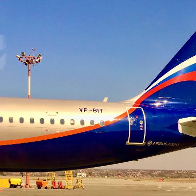 Kuulutus Aeroflotin suoralla lennolla Tbilisiin
