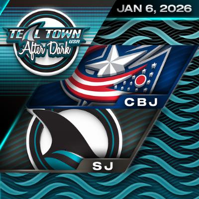 San Jose Sharks vs Columbus Blue Jackets - 1/6/2026 - Teal Town USA After Dark (Postgame)
