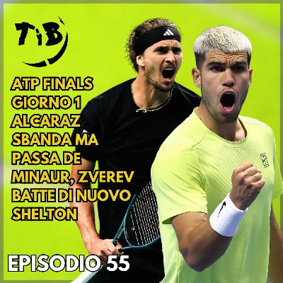 Episodio 55 - ATP Finals giorno 1: Alcaraz sbanda ma passa De Minaur, Zverev batte di nuovo Shelton Episodio 55 - ATP Finals giorno 1: Alcaraz sbanda ma passa De Minaur, Zverev batte di nuovo Shelton