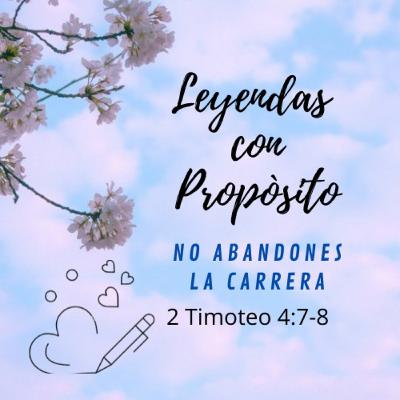 No abandones la carrera. No abandones la carrera.