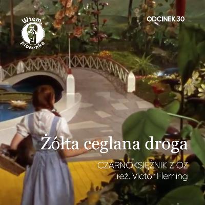 Żółta ceglana droga
