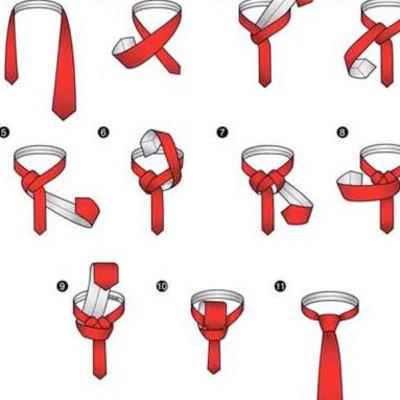 5 faciles pasos para hacer un nudo de corbata