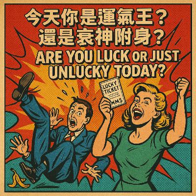 今天你是運氣王？還是衰神附身？用英文怎麼說？
