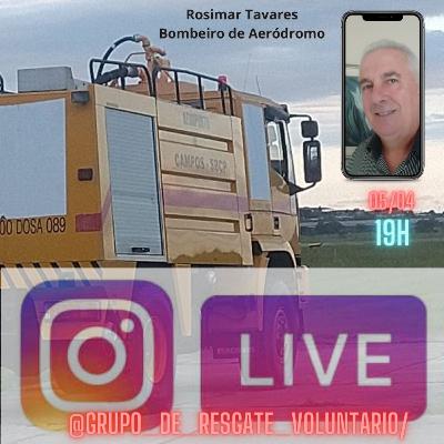 Live com Rosimar Tavares - Operações Aeroportuárias - Bombeiros de Aeródromo