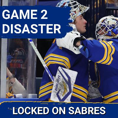 Buffalo Sabres GOALTENDING + OFFENSE disappears in Game 2 loss to Boston Bruins