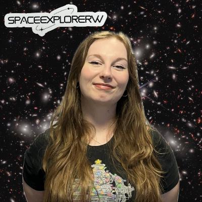 Portrait d'Espace Space Explorer Whitney, créatrice de contenu de vulgarisation spatiale