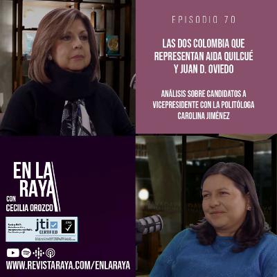 Las dos Colombia que representan Aida Quilcué y Juan D. Oviedo