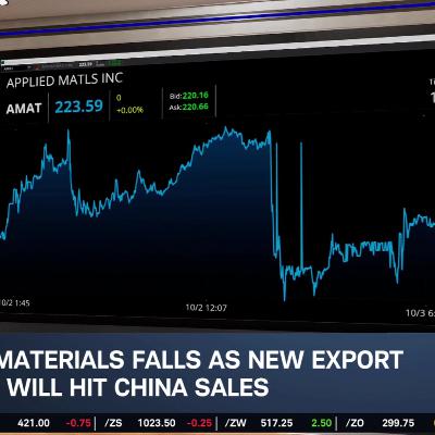 COIN Upgrade Sees Strong Institutional Trading, AMAT Export Restrictions