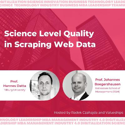 Science Level Quality in Scraping Web Data