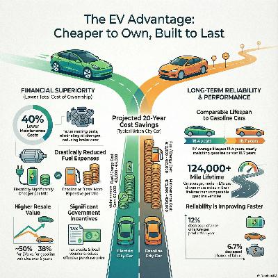 Twenty Years of Urban Driving: Electric vs. Combustion Costs