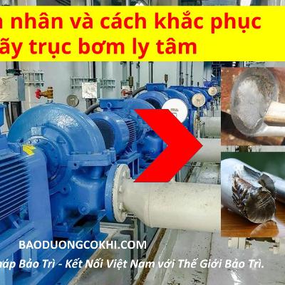 Tìm hiểu nguyên nhân và khắc phục gãy trục bơm ly tâm