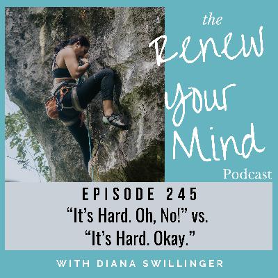 "It's Hard, Oh, No!" vs. "It's Hard. Okay."