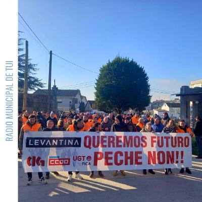 Ent. Eva María Pérez, do Comité de Empresa de Levantina | Manifestación contra o ERE de Levantina