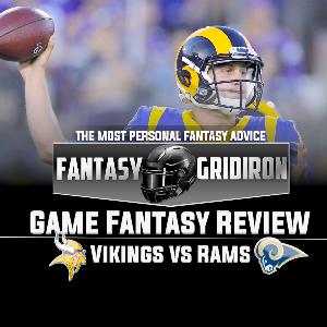 Game Fantasy Review: Vikings vs. Rams (Thursday Night)