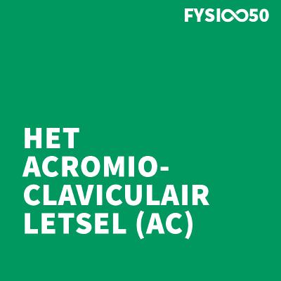 De AC luxatie ofwel het acromioclaviculair letsel van de schouder.