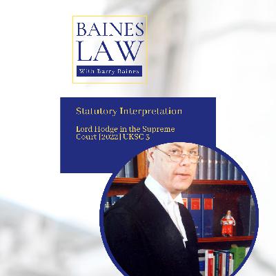 Statutory Interpretation: O v Secretary of State for the Home Department [2022] UKSC 3