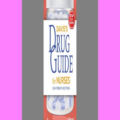 The Book Davis's Drug Guide for Nurses Free to Read Download