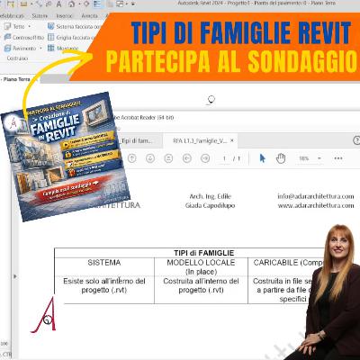 EP 286 - Tipi di famiglie Revit - Partecipa al sondaggio