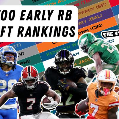 Way Too Early Redraft Rankings: Running Backs Part II Way Too Early Redraft Rankings: Running Backs Part II