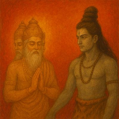 The story of Brahma's fifth head