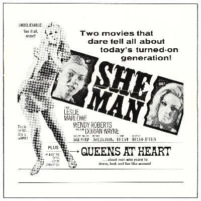 Episode 2: Bob Clark's SHE-MAN: A STORY OF FIXATION (1967) and QUEENS AT HEART