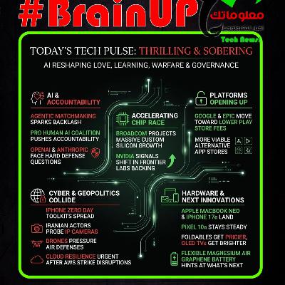 #BrainUp كبر دماغك اخبار التكنولوجيا اليوم 5 مارس 2026