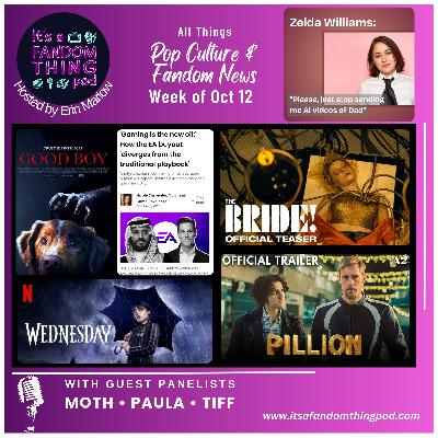 Pop Culture and Fandom News for the Week of October 12th